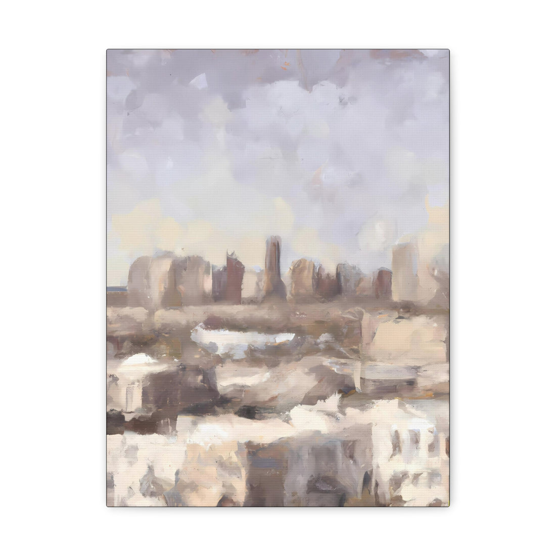 Chicago, Cityscape Living Series CANVAS Wall Art