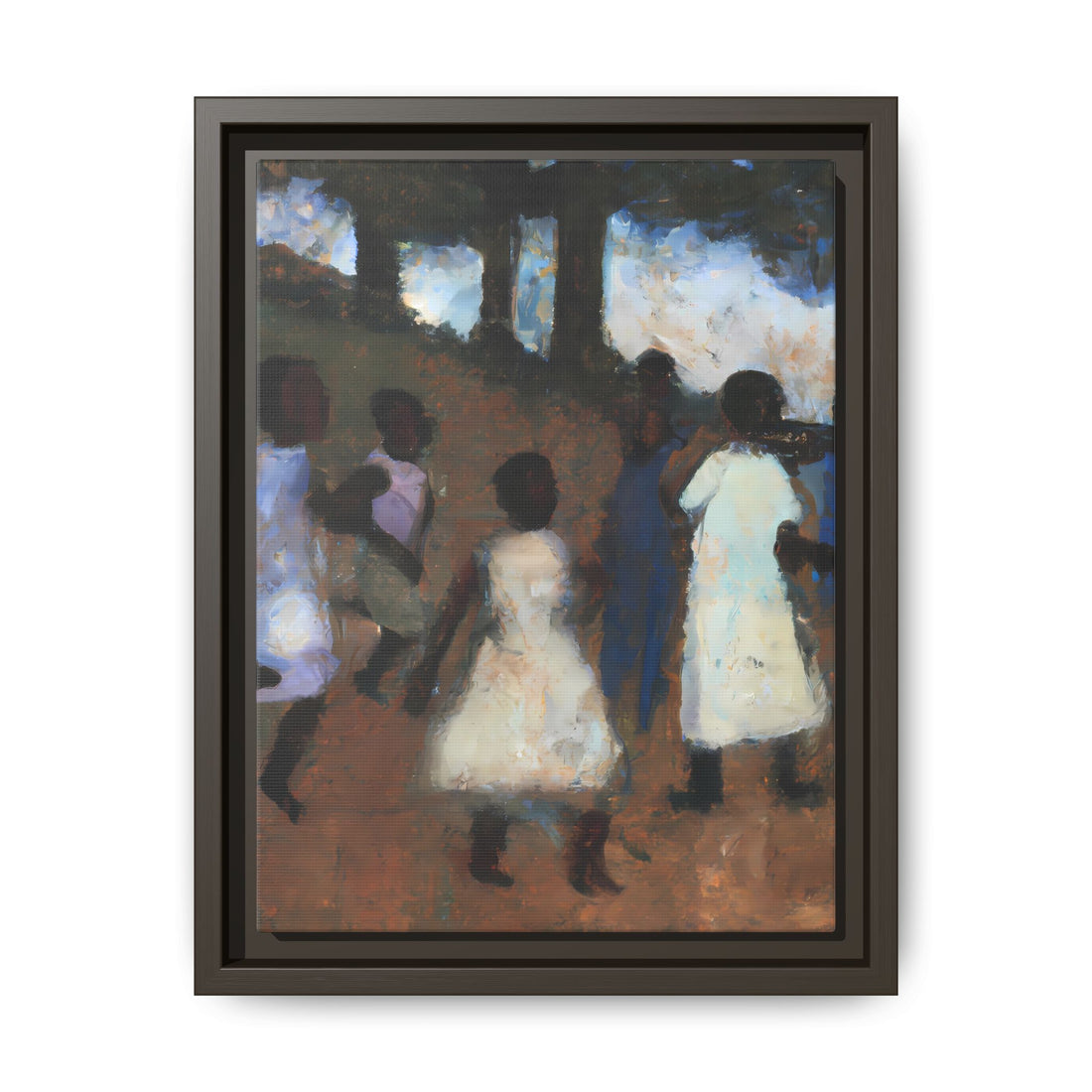 Childs Play, Vintage Art | Framed Canvas Wall Art