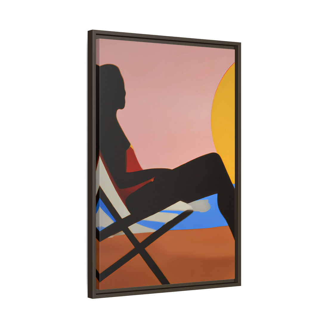 Unbothered, Fluid Series | Framed Canvas Wall Art