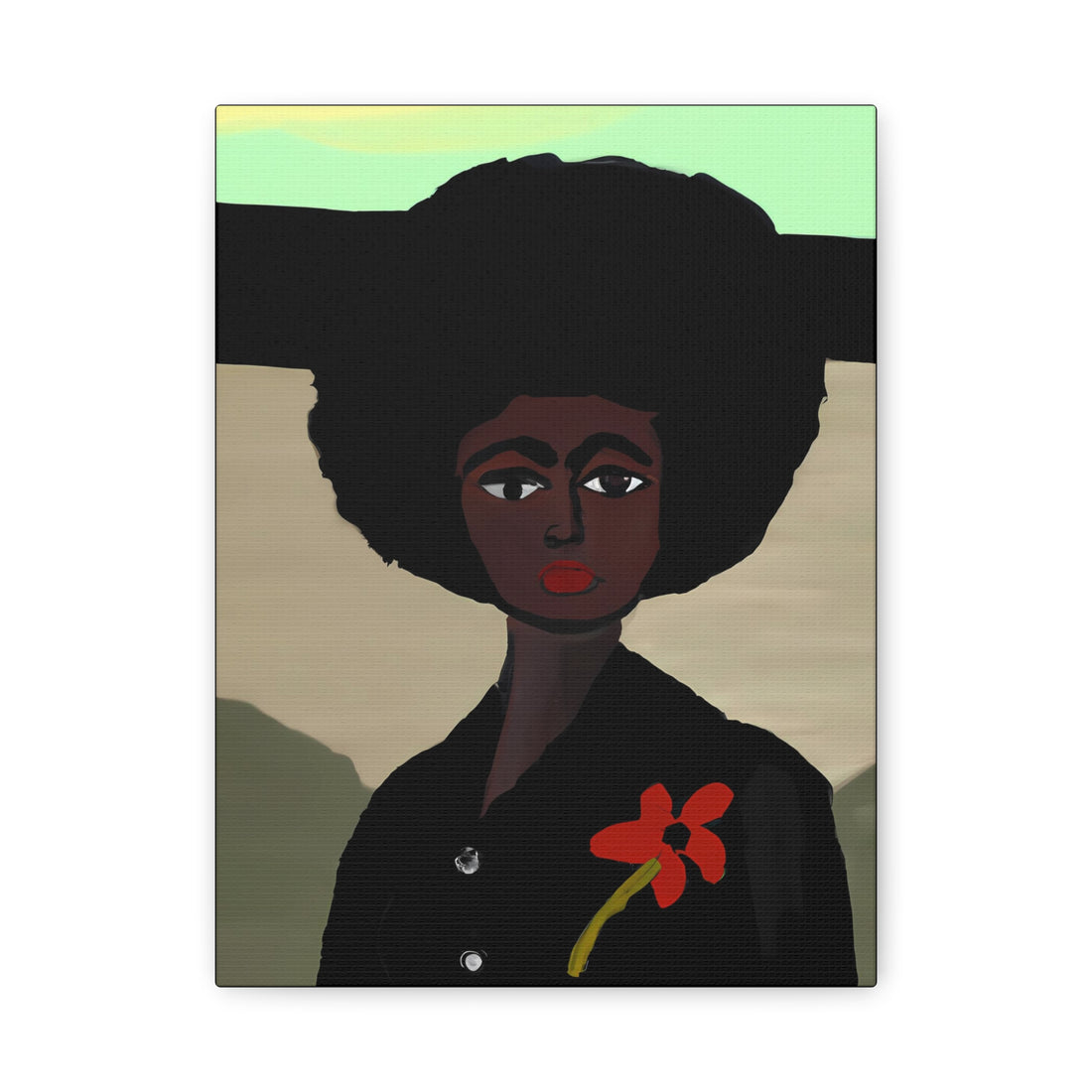 Jo, Folk Art Series | CANVAS Wall Art