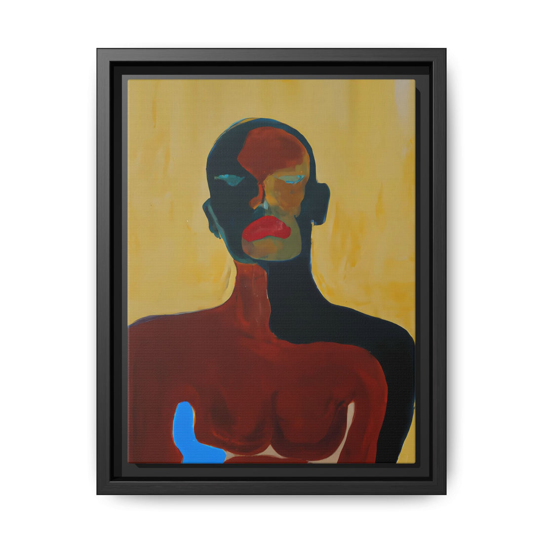 Woman of Substance, Fluid Series | Framed Canvas Wall Art