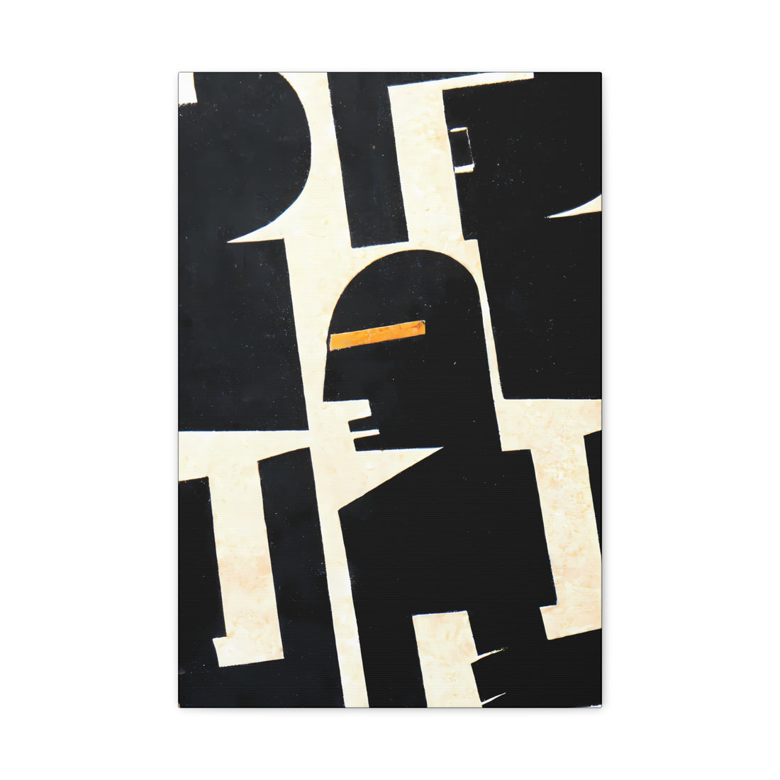 Profile 2, Contrast Series | Canvas Wall Art