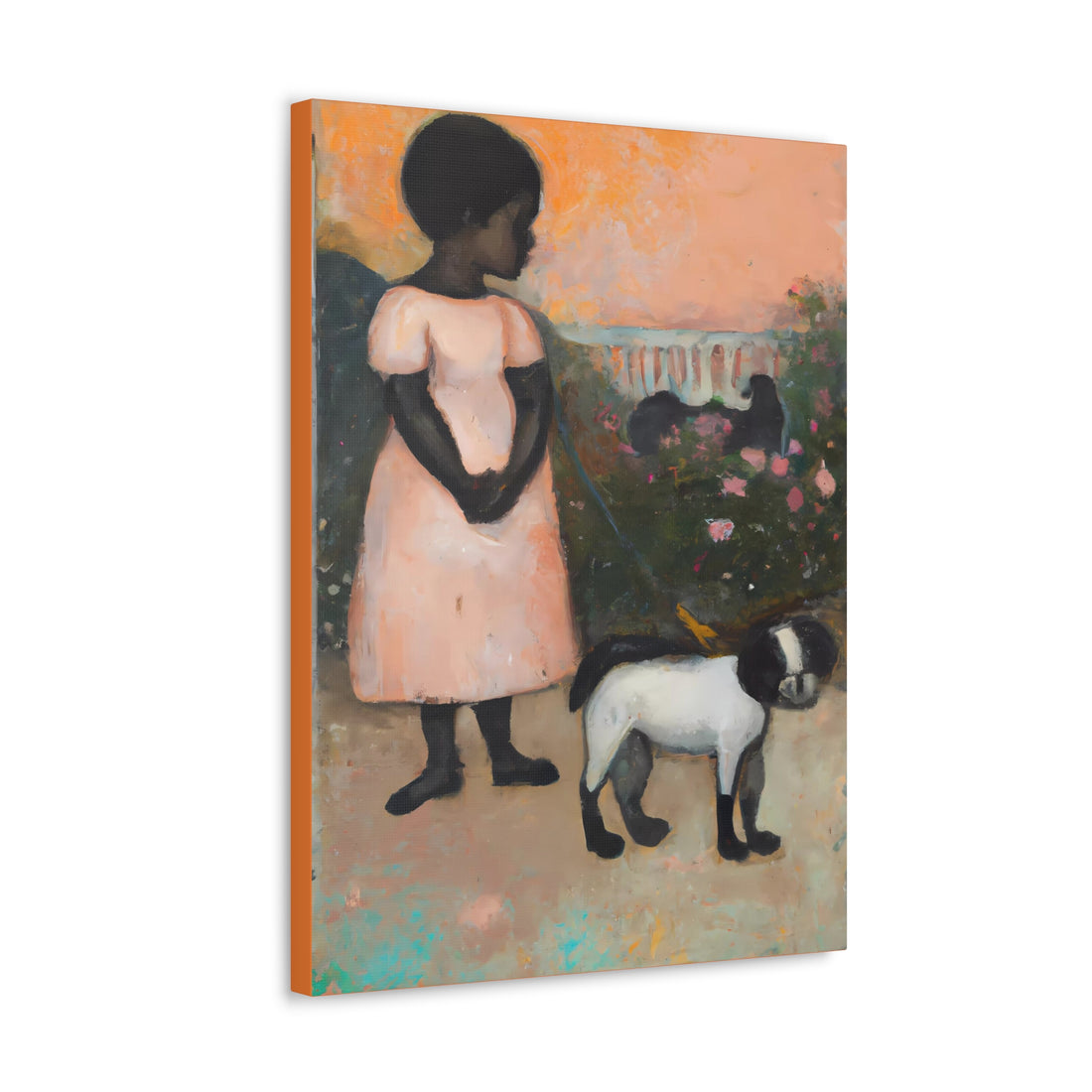 Love dogs, Canvas Wall Art Daughter Series