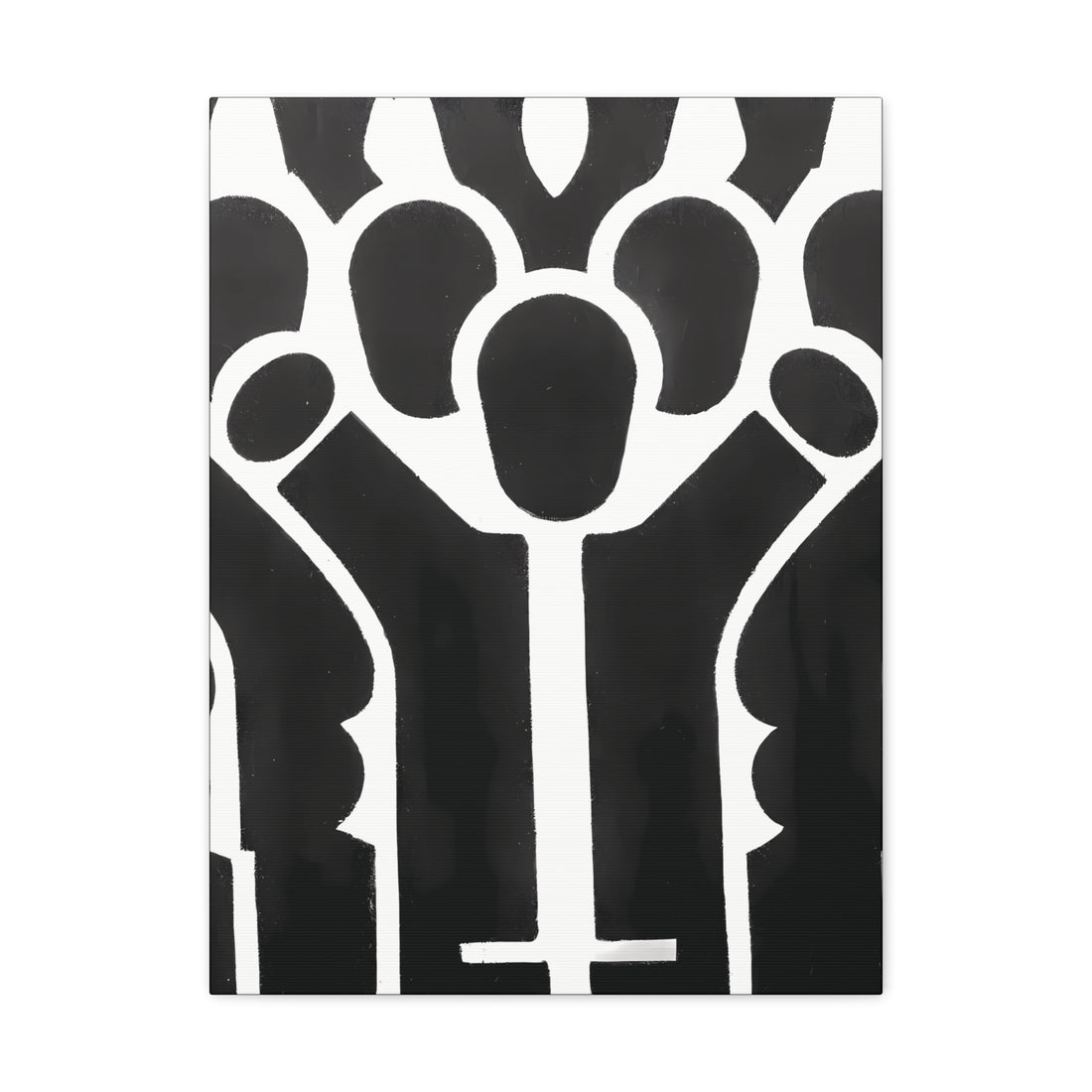 Hands Up, Contrast Series | Canvas Wall Art