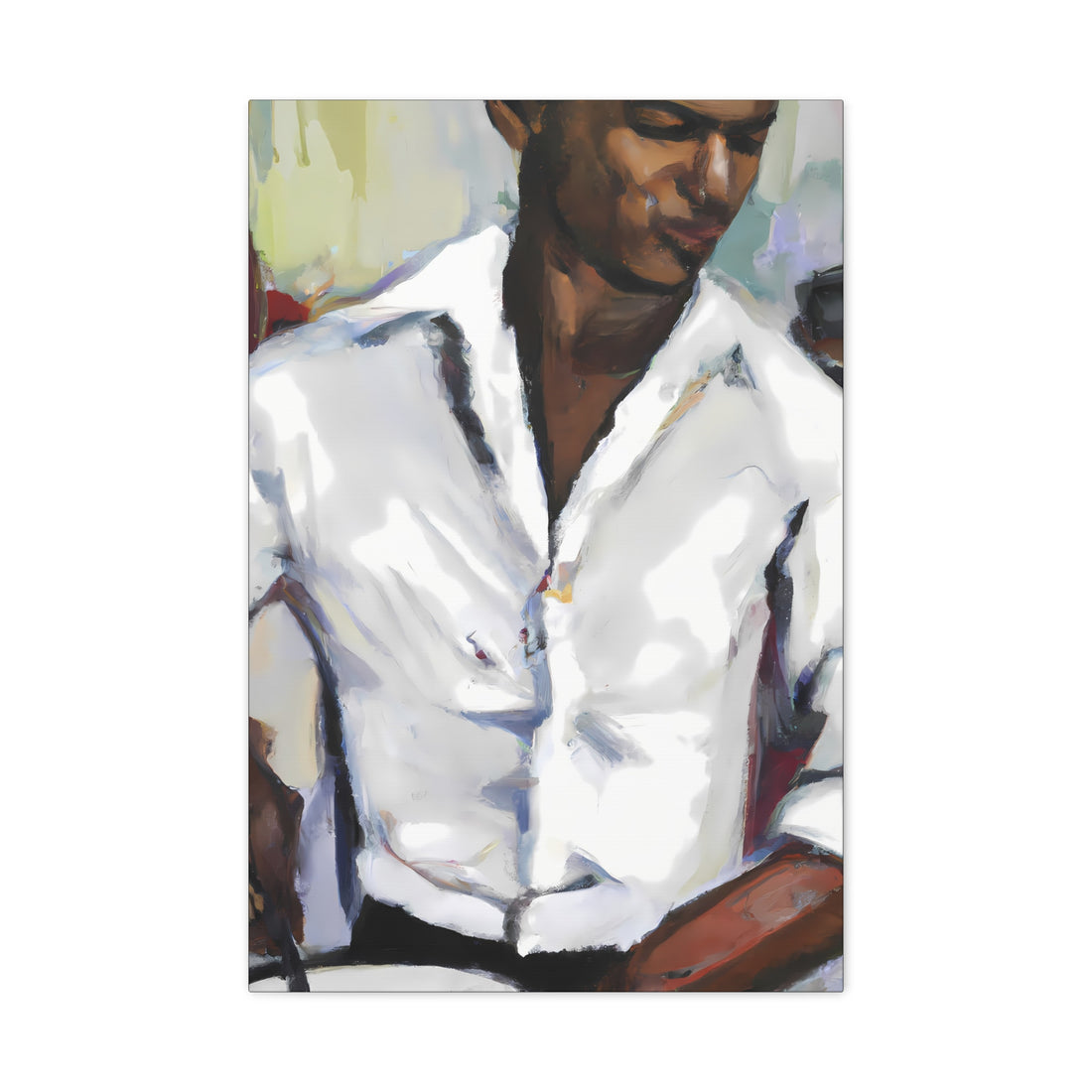 Dinner Date, Men Series CANVAS Wall Art