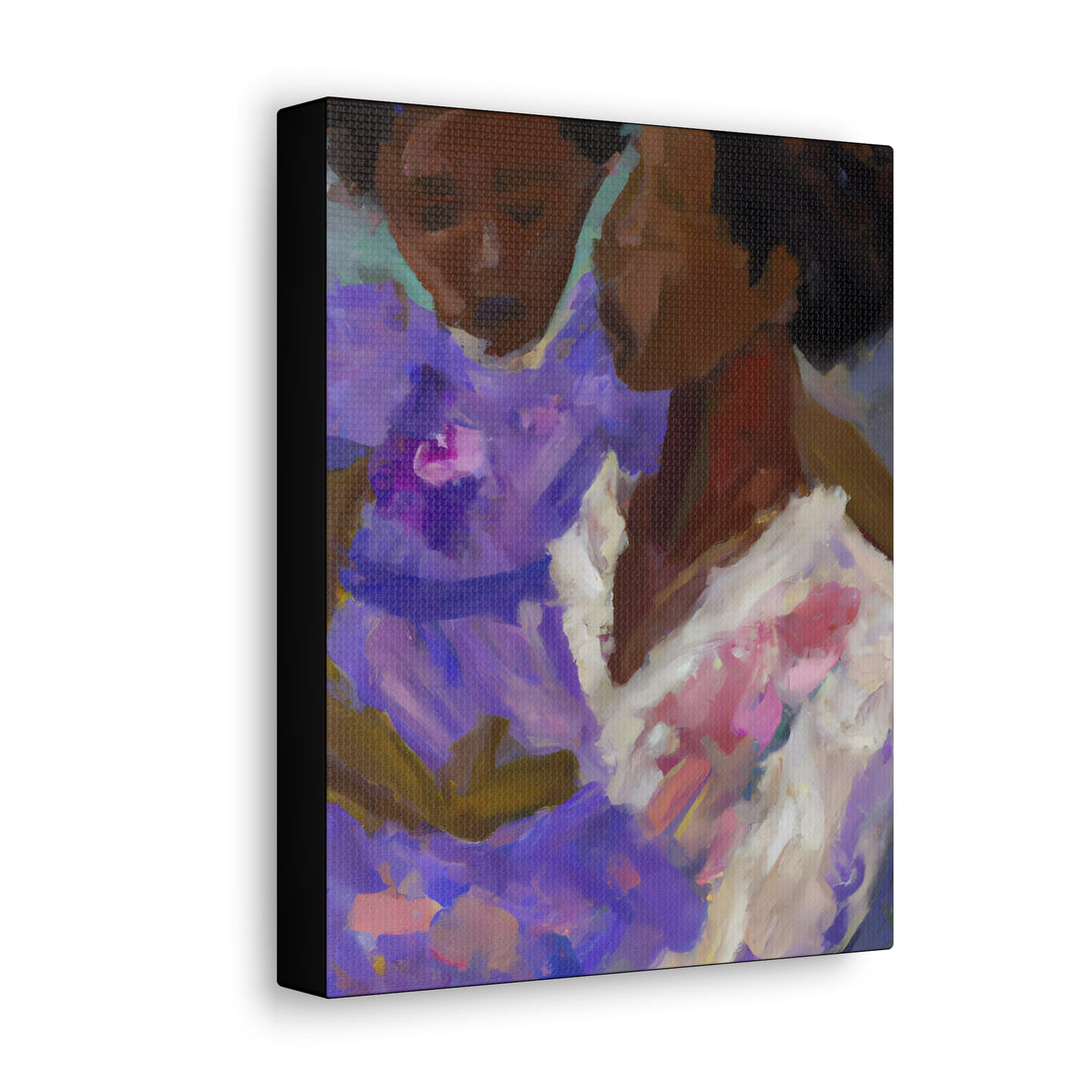 Lavender Mother, Canvas Wall Art Daughter Series