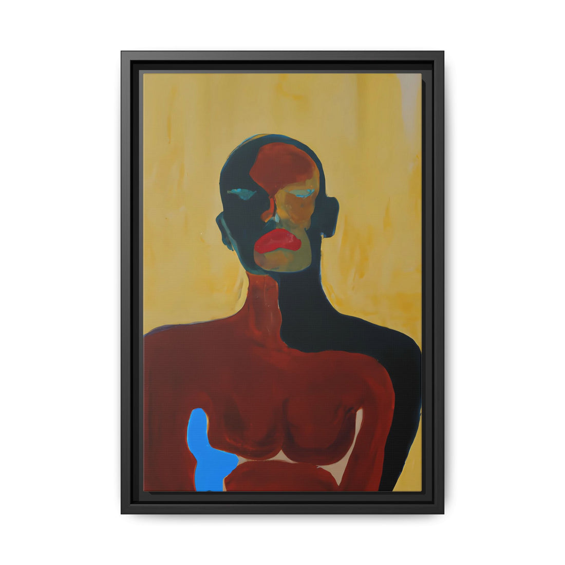 Woman of Substance, Fluid Series | Framed Canvas Wall Art