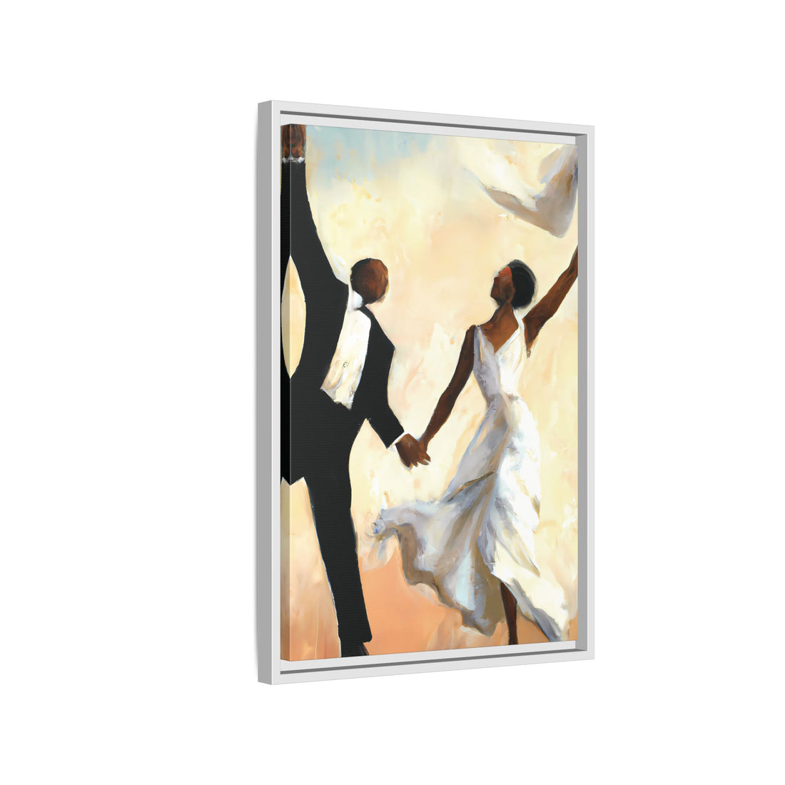 Wedding Day, Vintage Series, Framed Canvas Wall Art