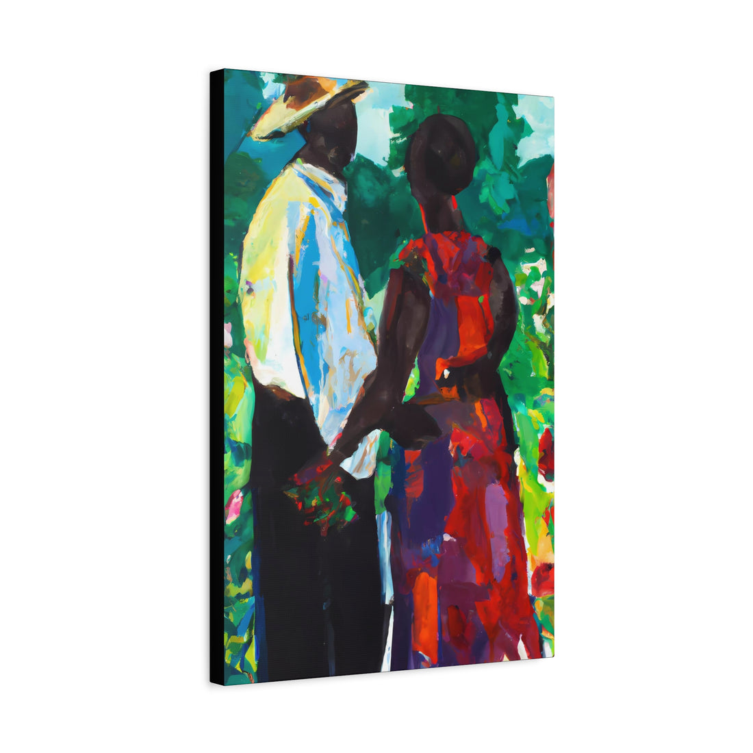Red Flowers, Black Love Series | CANVAS wall art