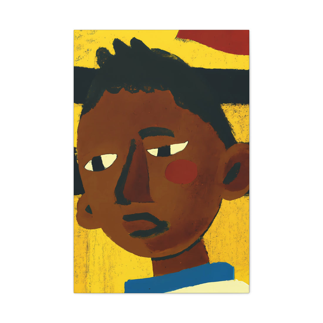 John, Folk Art Series | CANVAS Wall Art