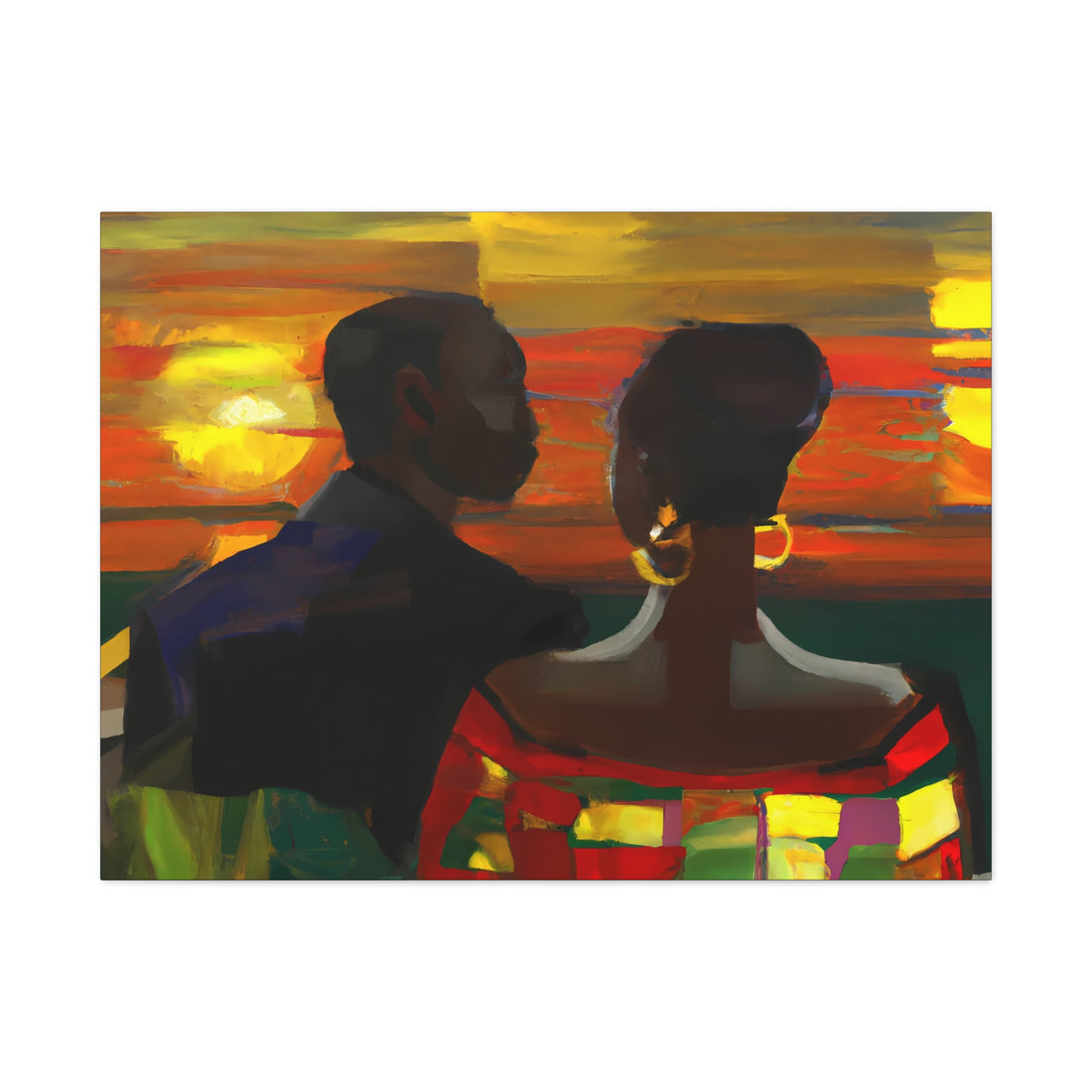 Sunrise, Over the Sofa | Horizontal CANVAS Art