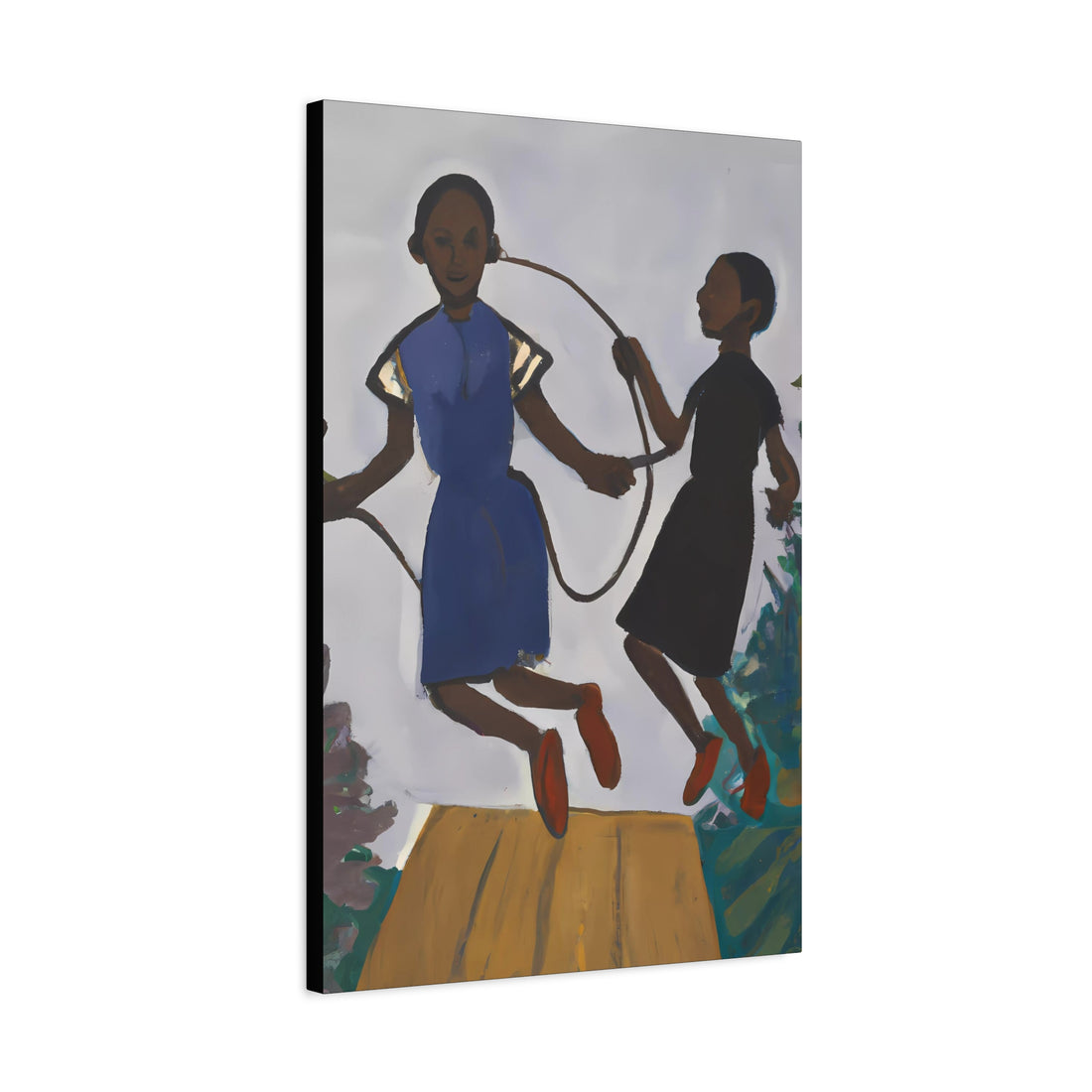 Double Dutch Folk Art Series, CANVAS wall art