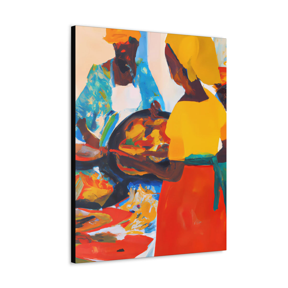 Lady in Yellow, Lifestyle Series | Canvas Wall Art