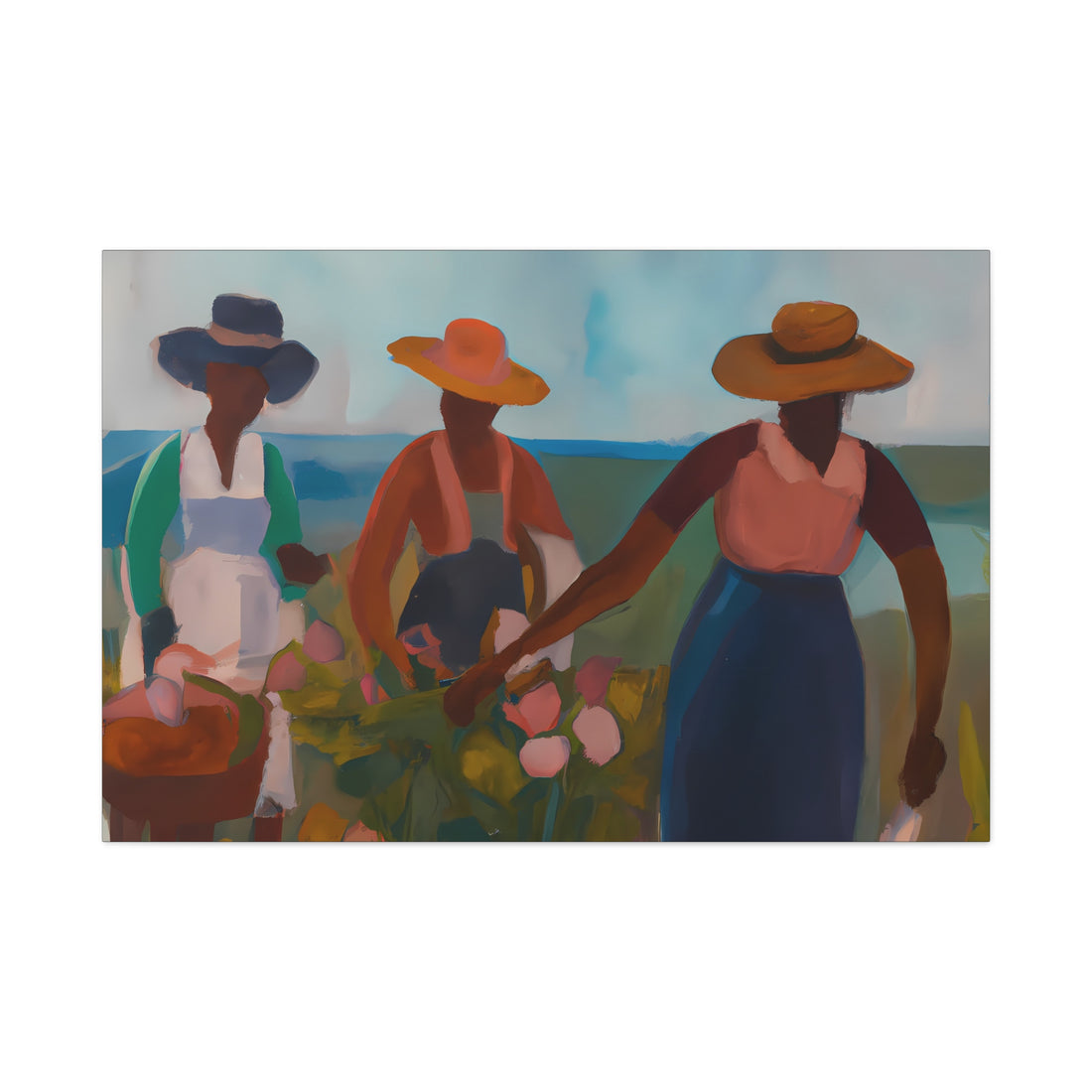 Roses, Over the Sofa | Horizontal CANVAS Art