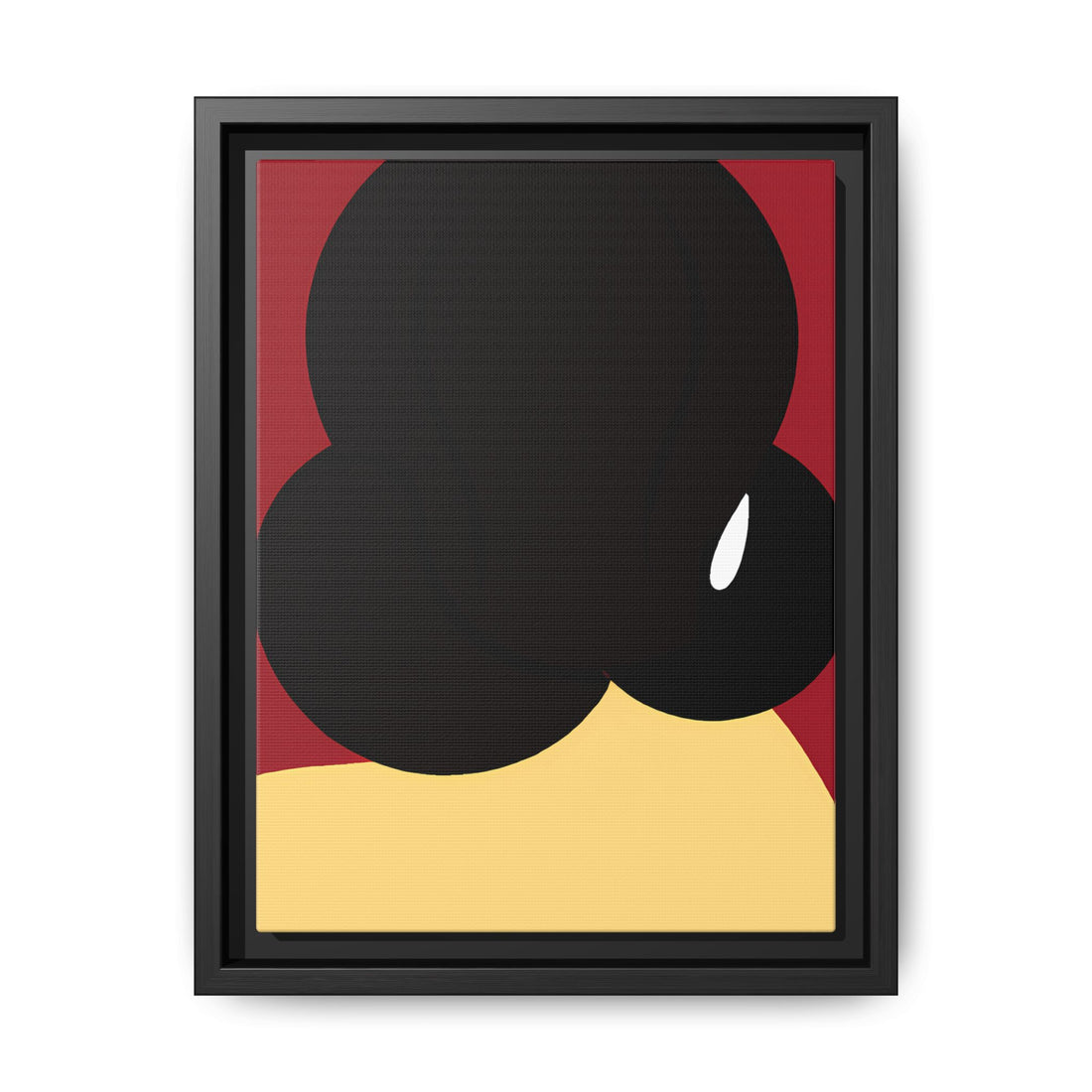 The Bun, Black Beauty Series | Framed Canvas Wall Art