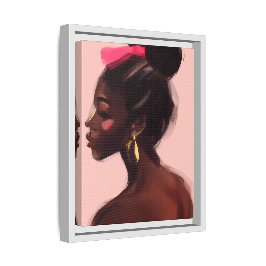 Dance Diva, Black Beauty | Framed Canvas Wall Art