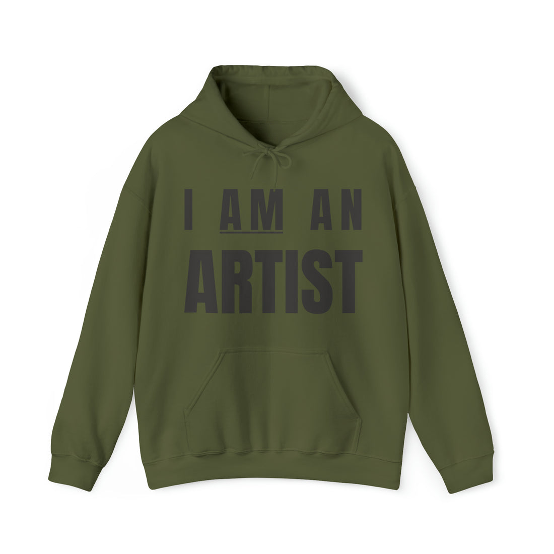 I AM AN ARTIST Hoodie, Unisex Heavy Hooded Sweatshirt