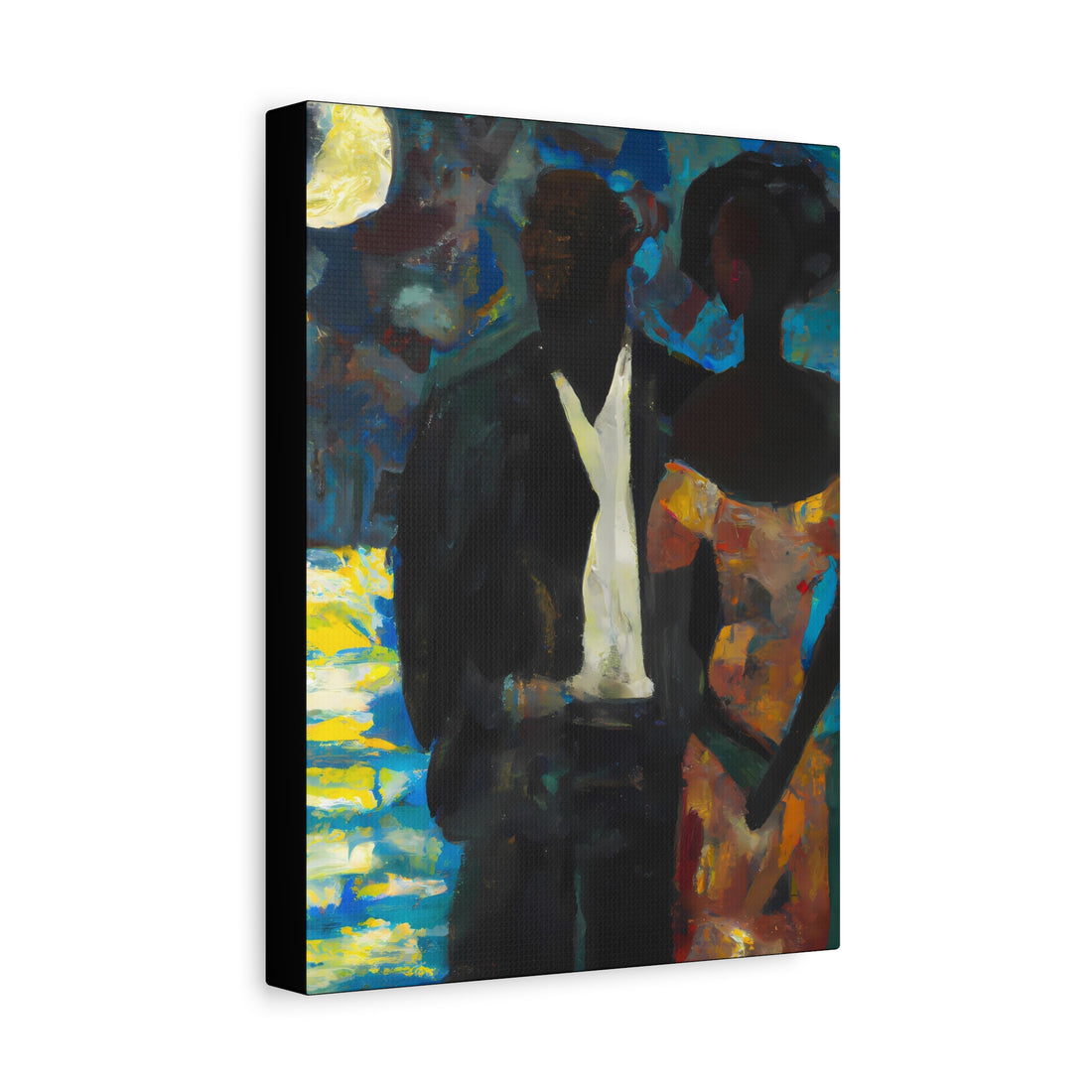 MoonLight, Black Love Series | CANVAS wall art