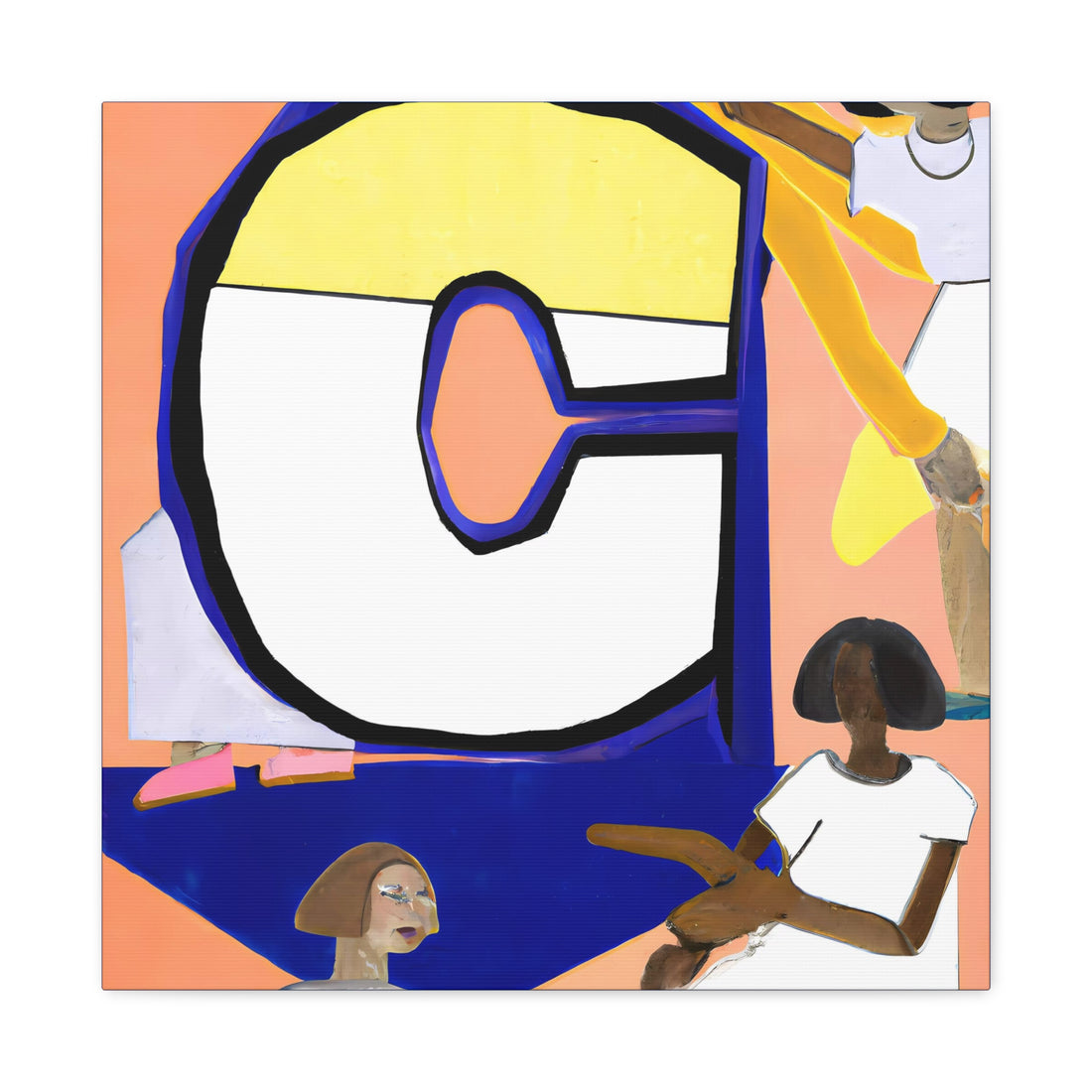 Collage C, Kids Series | Canvas Wall Art