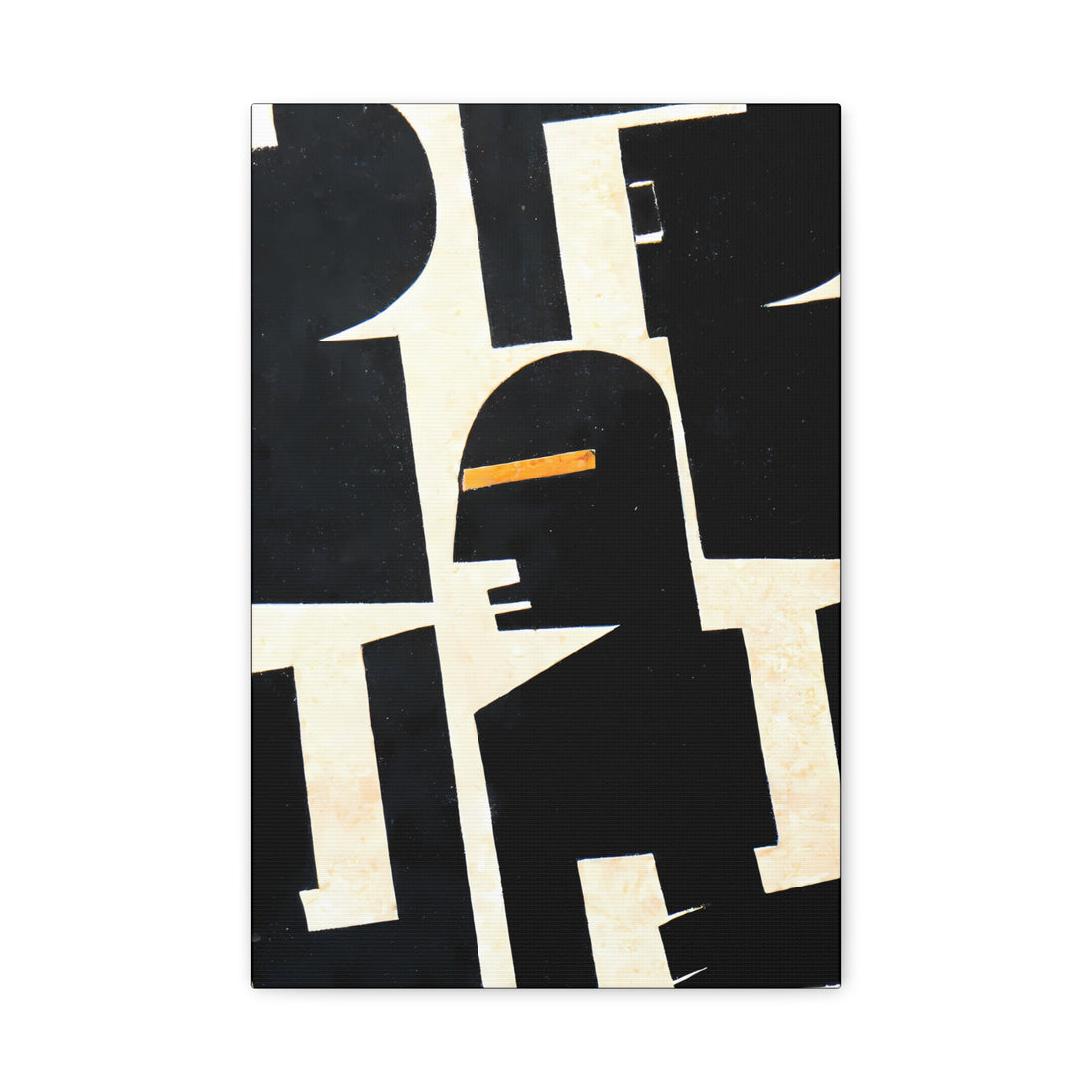 Profile 2, Contrast Series | Canvas Wall Art