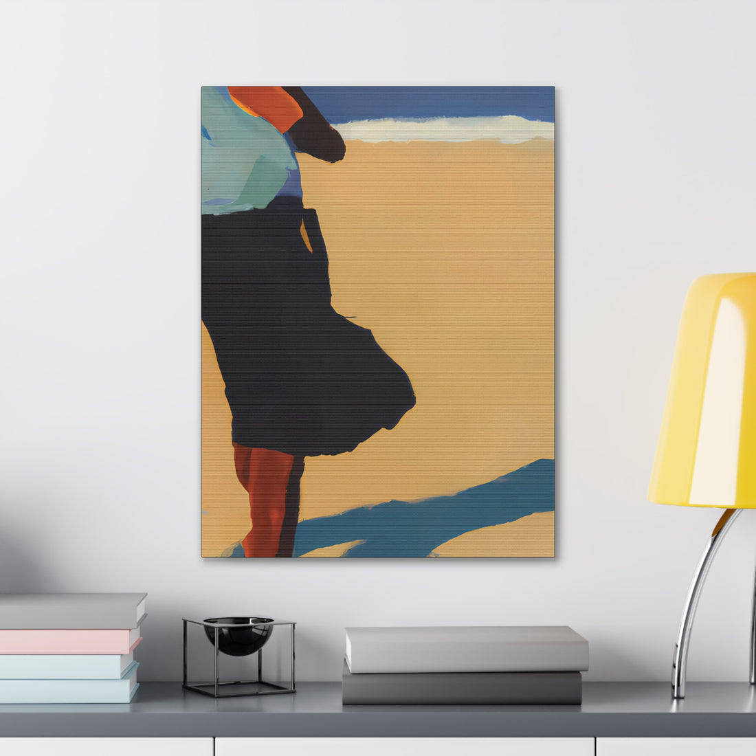Optimistic, Fluid Series | Wrapped CANVAS | Black art for the home, African American contemporary art, Black artist prints, modern, minimal
