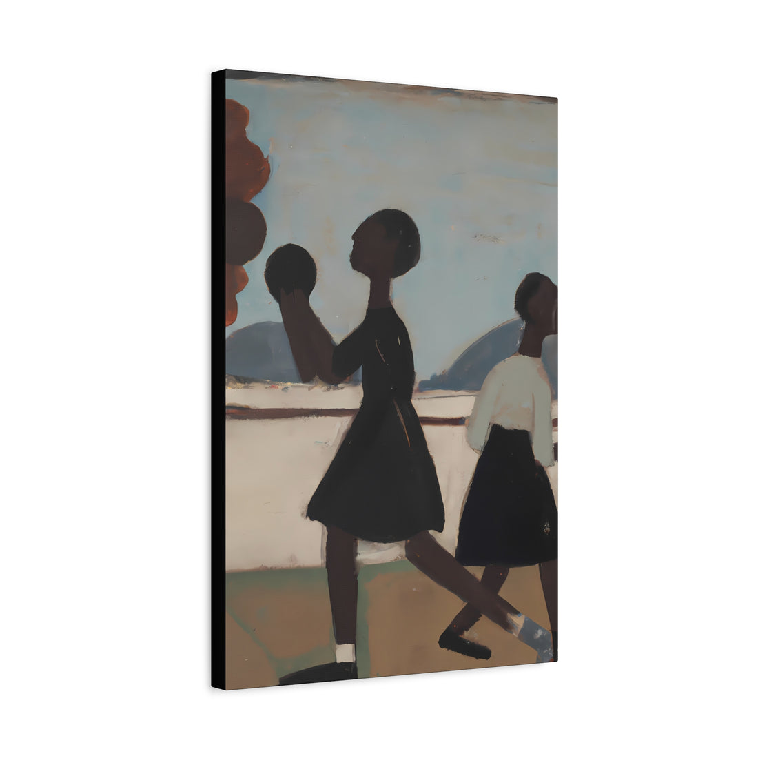 Play Ball, Folk Art Series CANVAS wall art