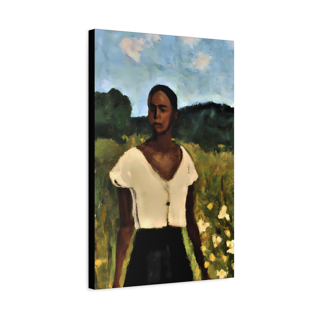 Lady 5, Cottage Series CANVAS Wall Art