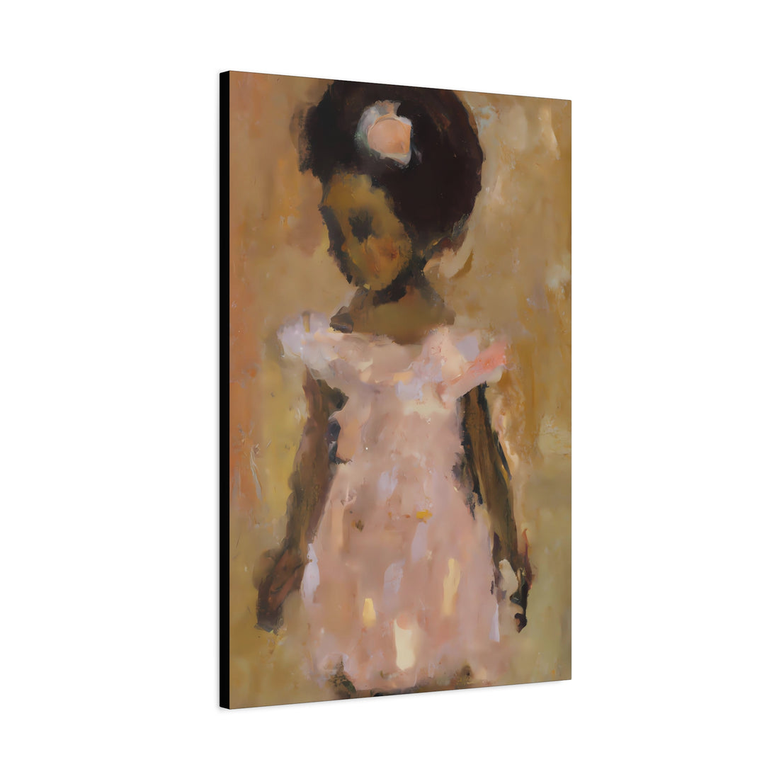 Girl in Peach 1, Daughter Series, CANVAS Wall Art