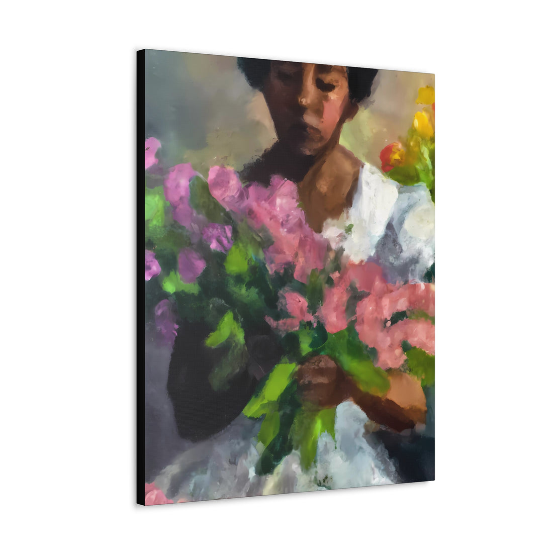Quiet Lady Pink, Flower Series | Canvas Wall Art
