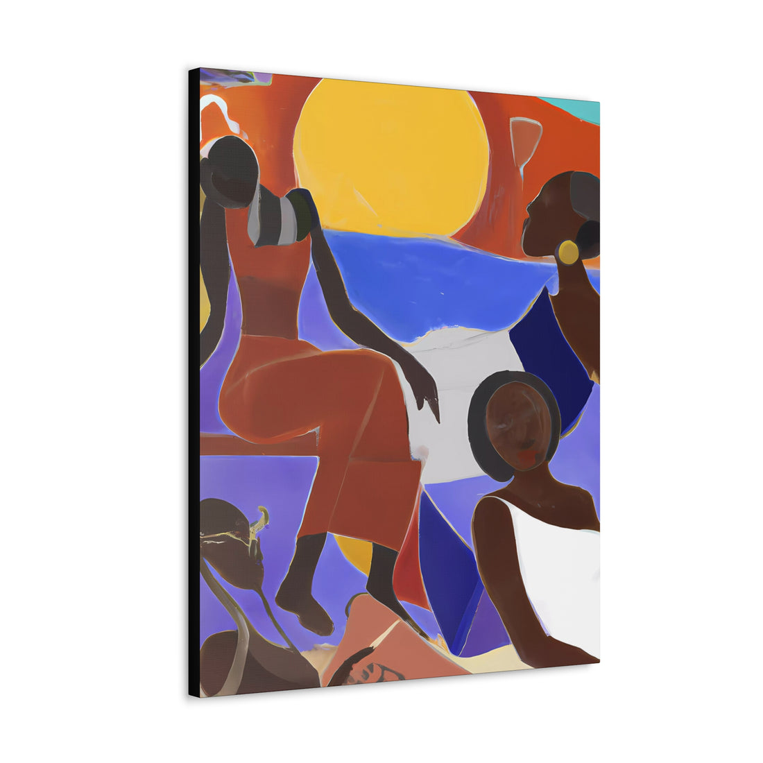 Lady in Bronze, Lounge Series CANVAS Gallery Wrap