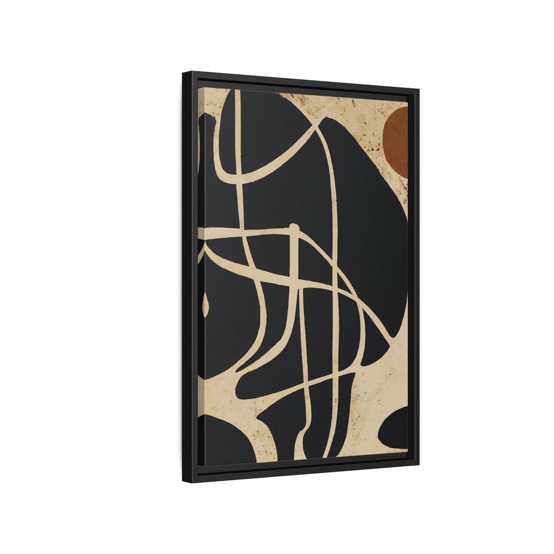 Risen Modern Art, Fluid Series | Framed Canvas Wall Art