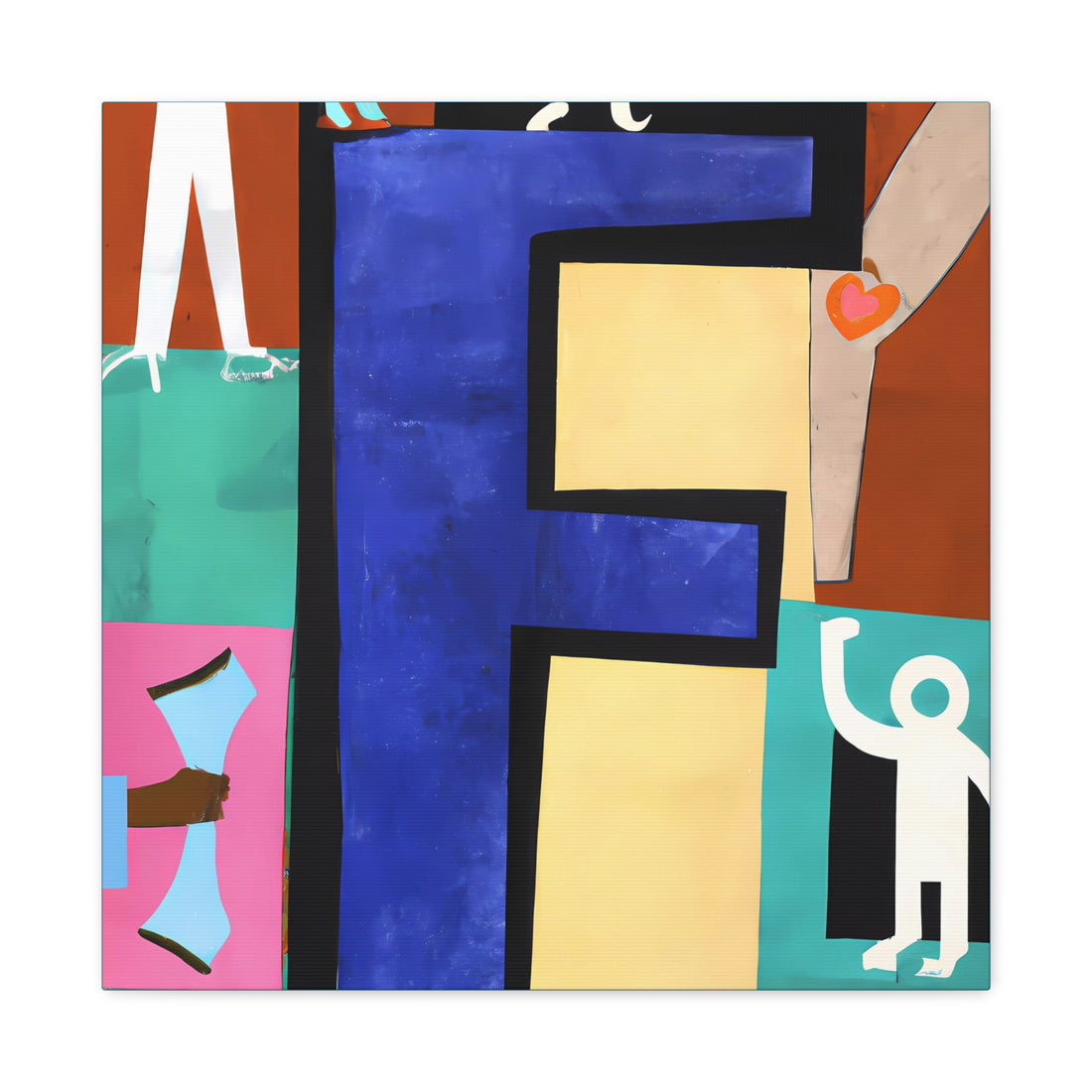 Collage F, Kids Series | Canvas Wall Art