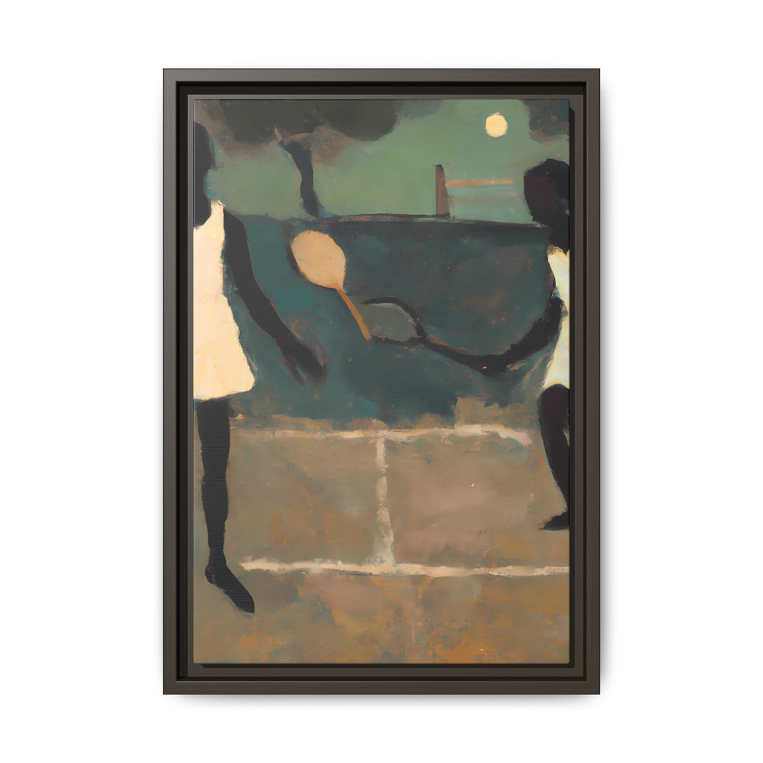 Doubles, Folk Series | Framed Canvas Art