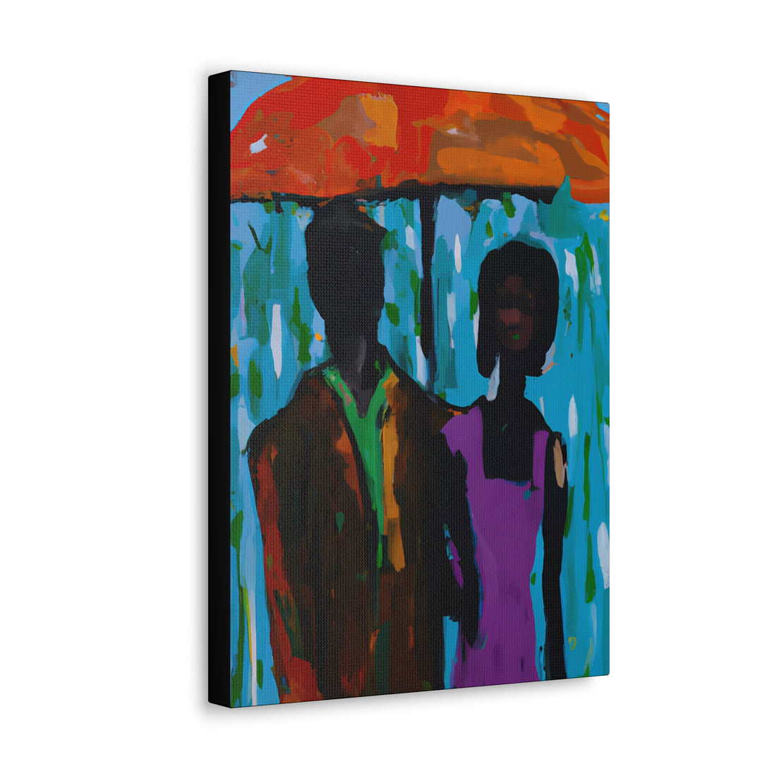 Purple Rain, Black Love Series | CANVAS Gallery Wrap