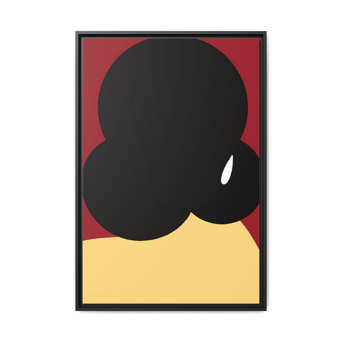 The Bun, Black Beauty Series | Framed Canvas Wall Art