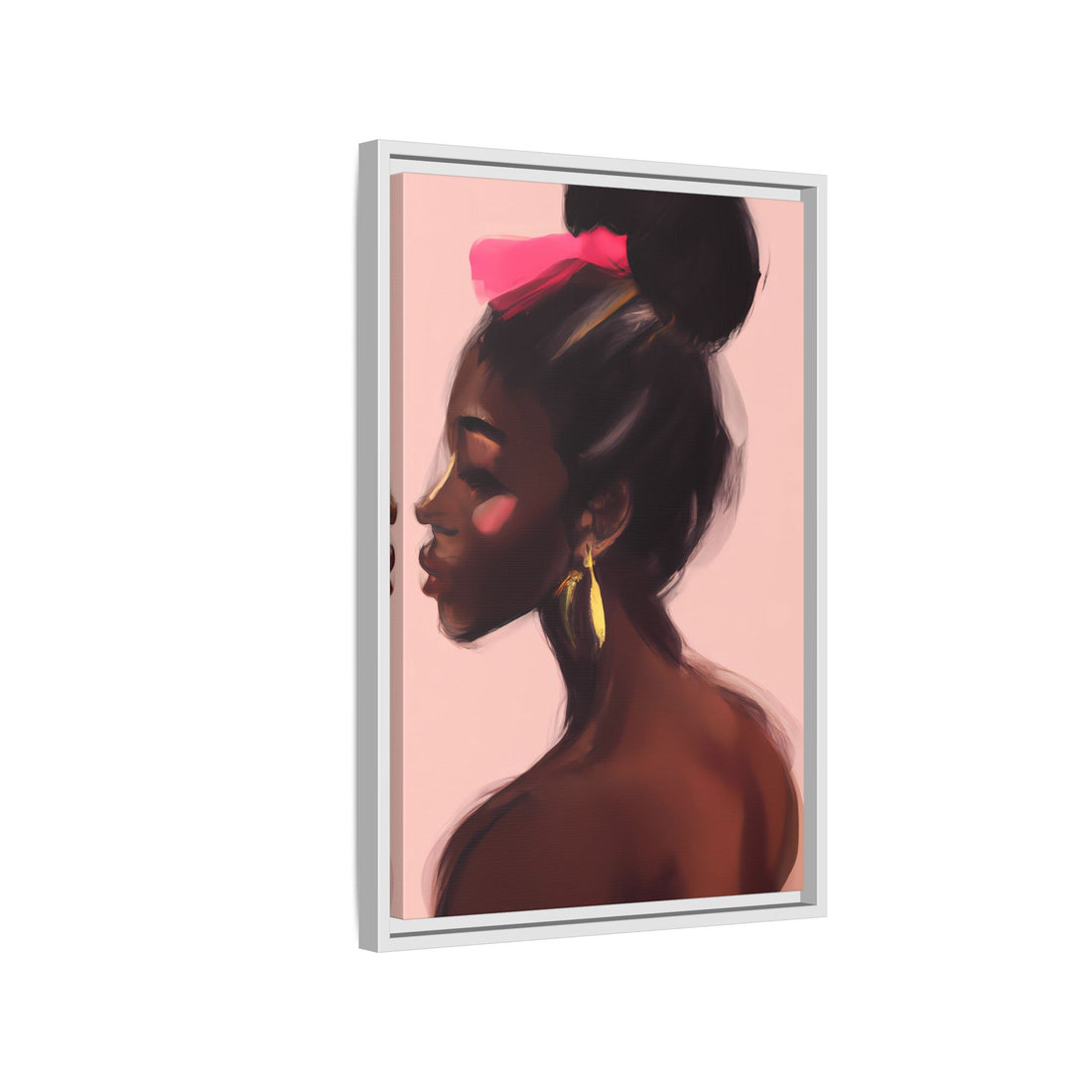 Dance Diva, Black Beauty | Framed Canvas Wall Art