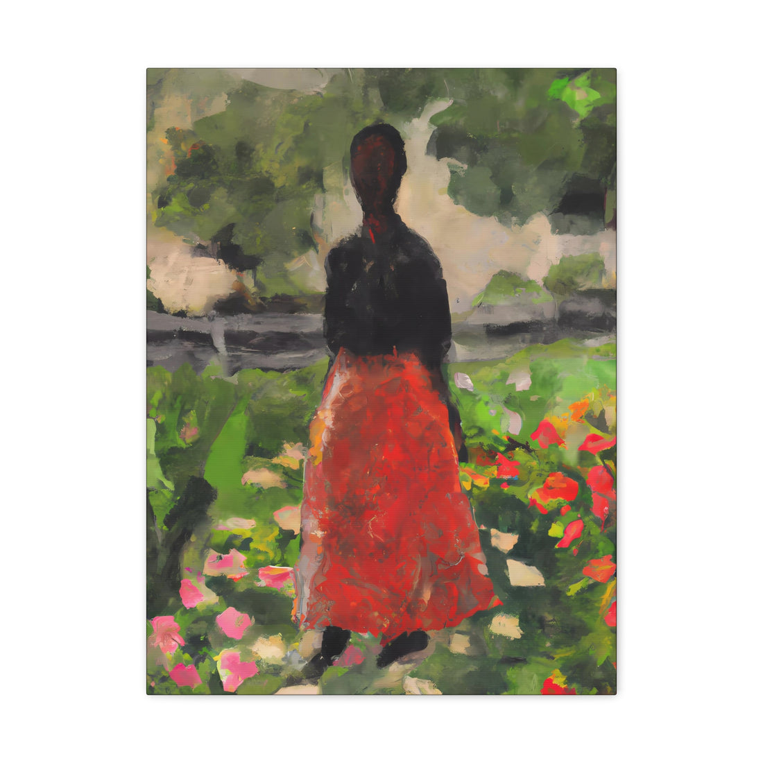 Lady 10, Cottage Series CANVAS wall art