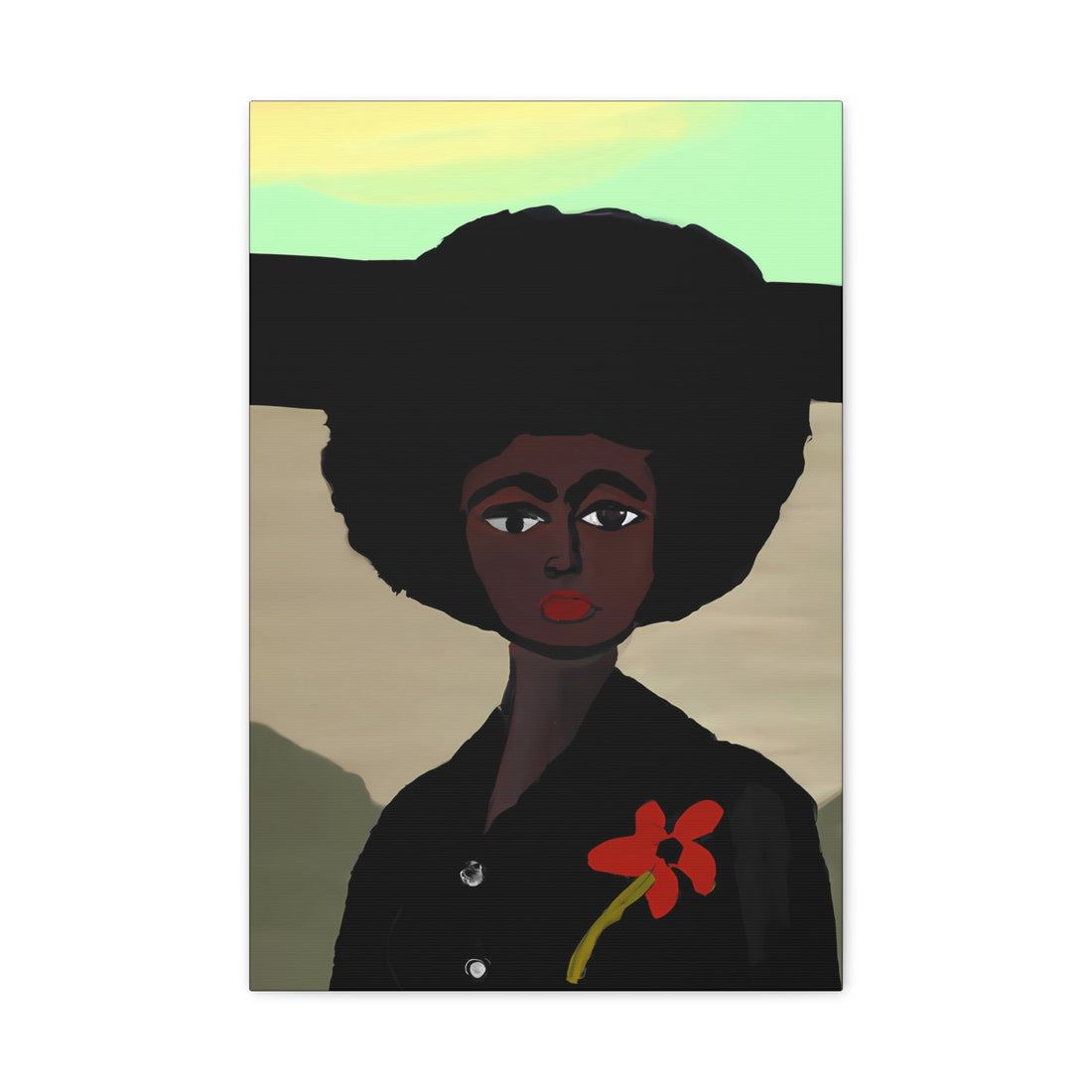 Jo, Folk Art Series | CANVAS Wall Art