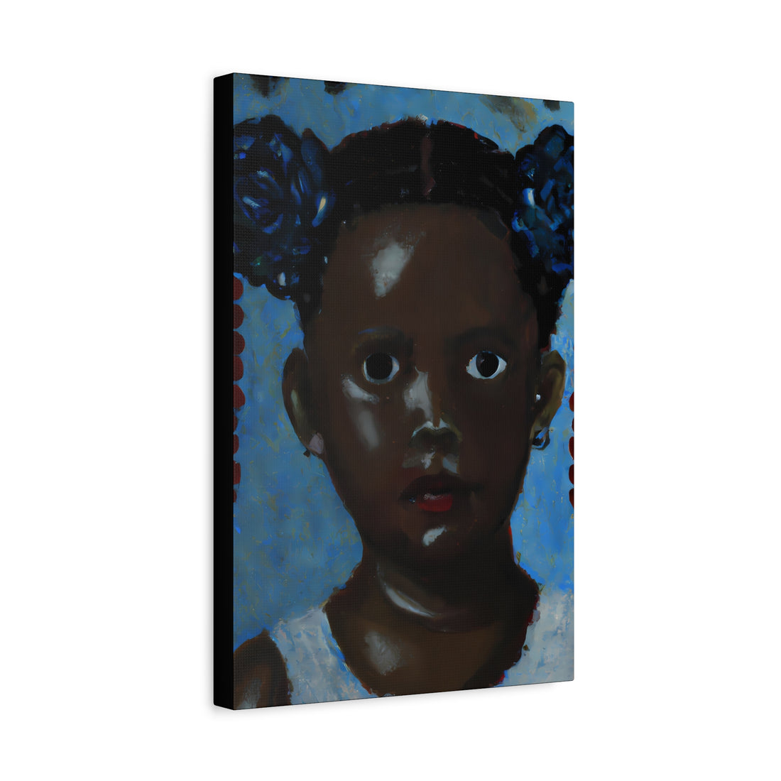 Blue Mood Canvas Wall Art Daughter Series