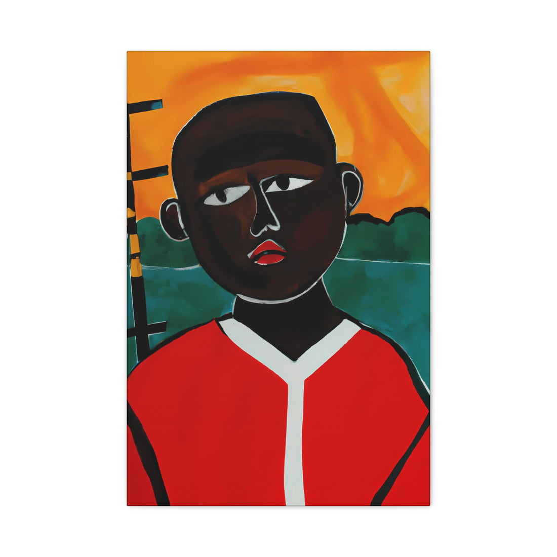 Theo, Folk Art Series | CANVAS Wall Art