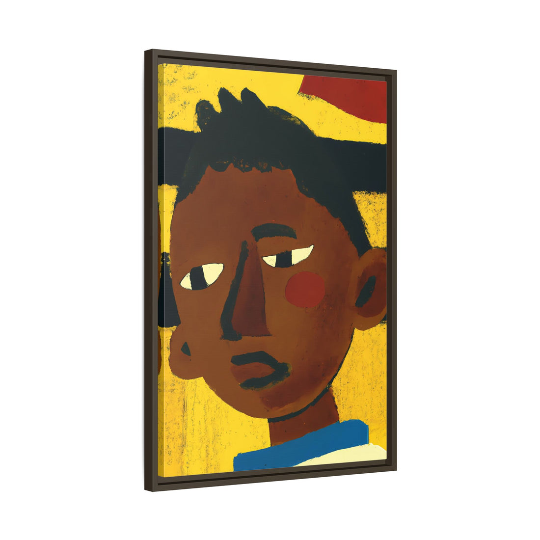 John, Folk Series | Framed Canvas Wall Art