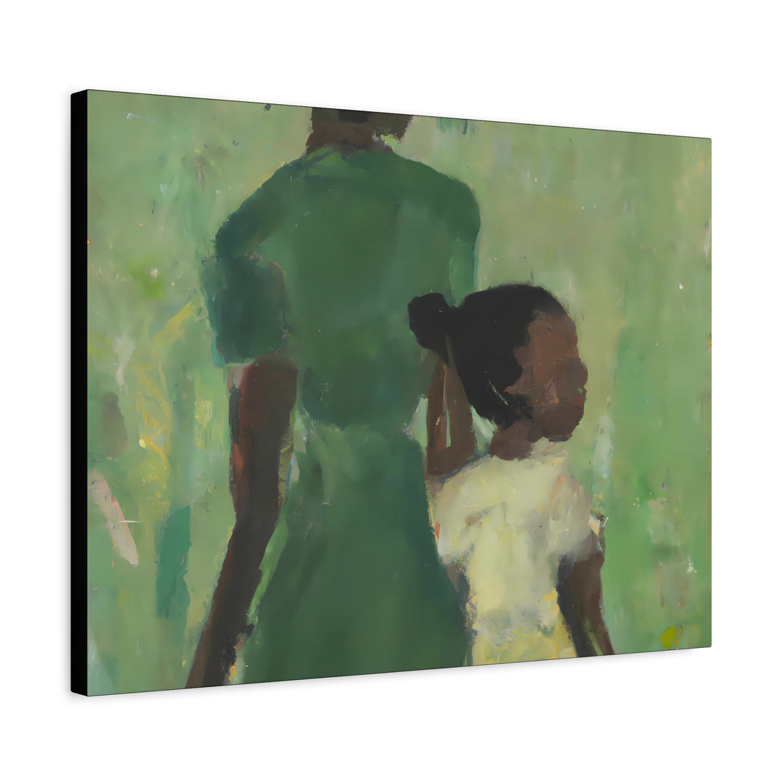 Green Mother, Over the Sofa | Large CANVAS Wall Art
