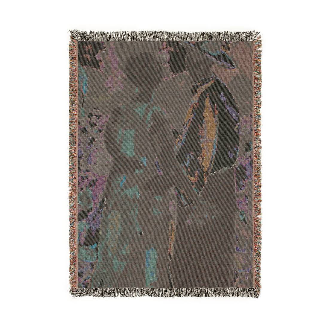 Red Flowers, Artist Tapestry | Woven Blanket