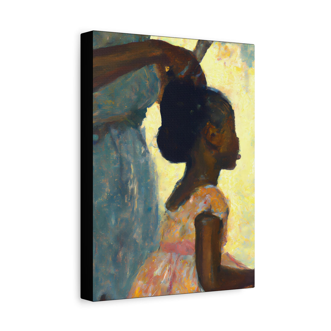 Hair Days, Daughter Series, Canvas Wall Art