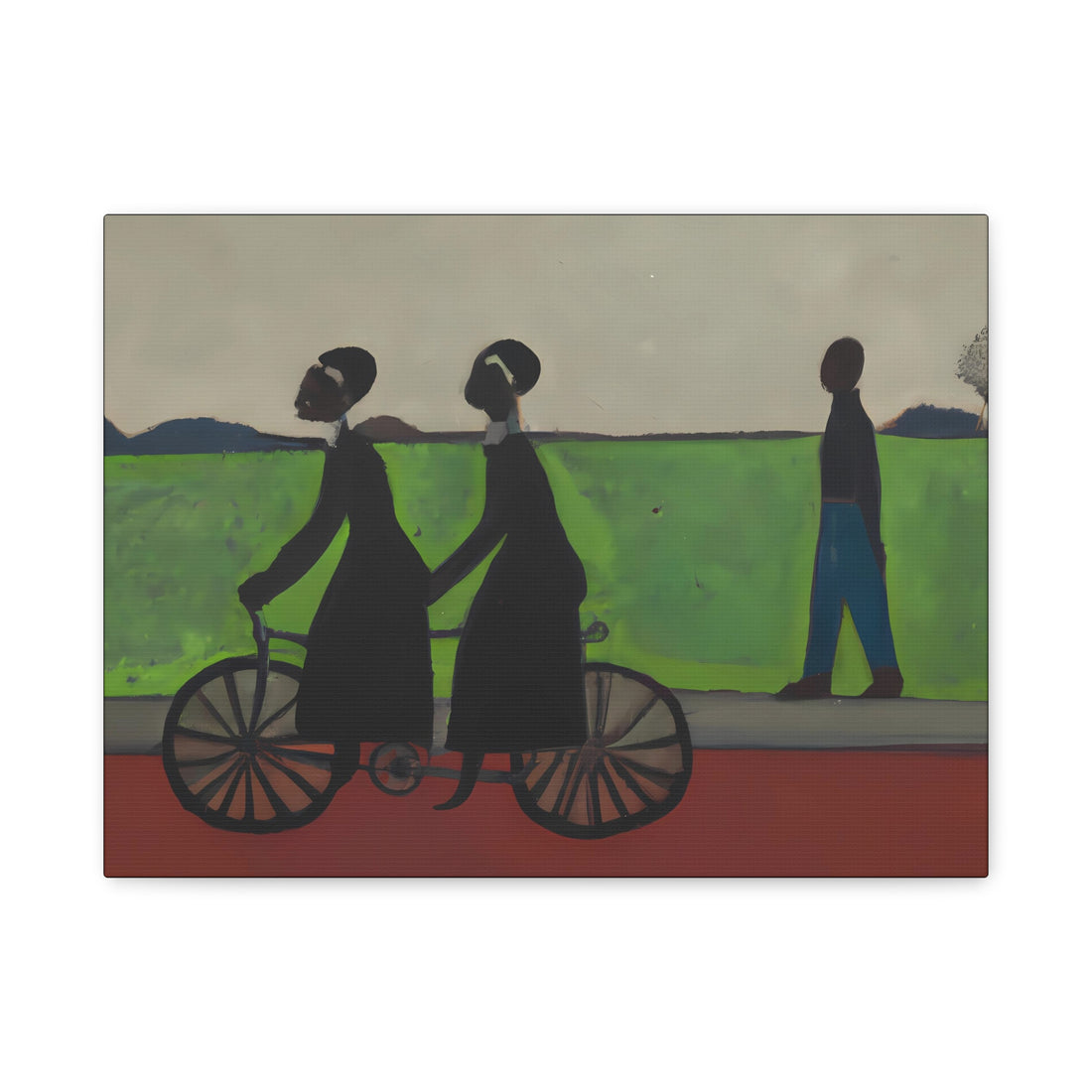 Double Ride, Over the Sofa | Horizontal CANVAS Art