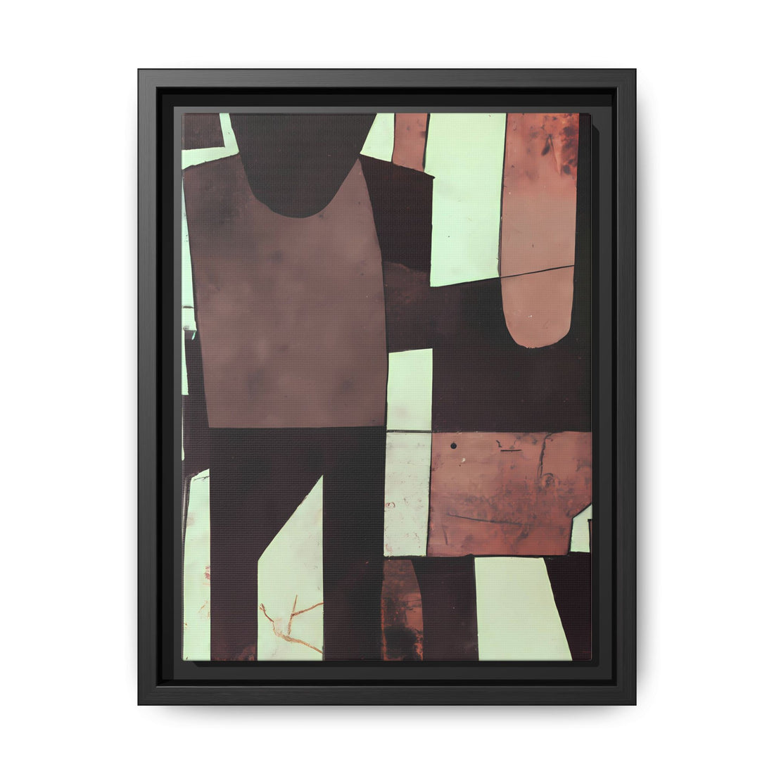 Partnership, Fluid Series | Framed Canvas Wall Art