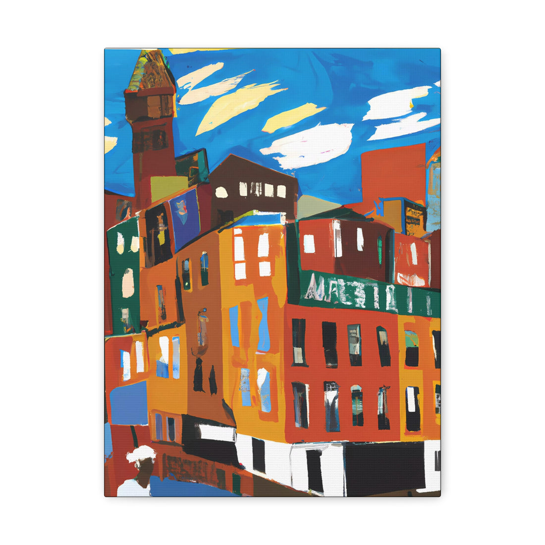 City Life 3, Living Series CANVAS Gallery Wrap