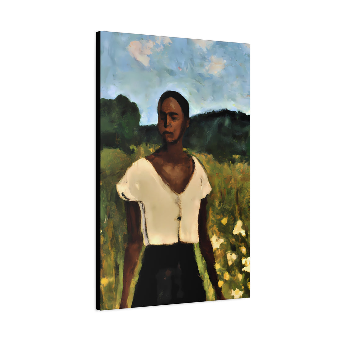 Lady 5, Cottage Series CANVAS Wall Art