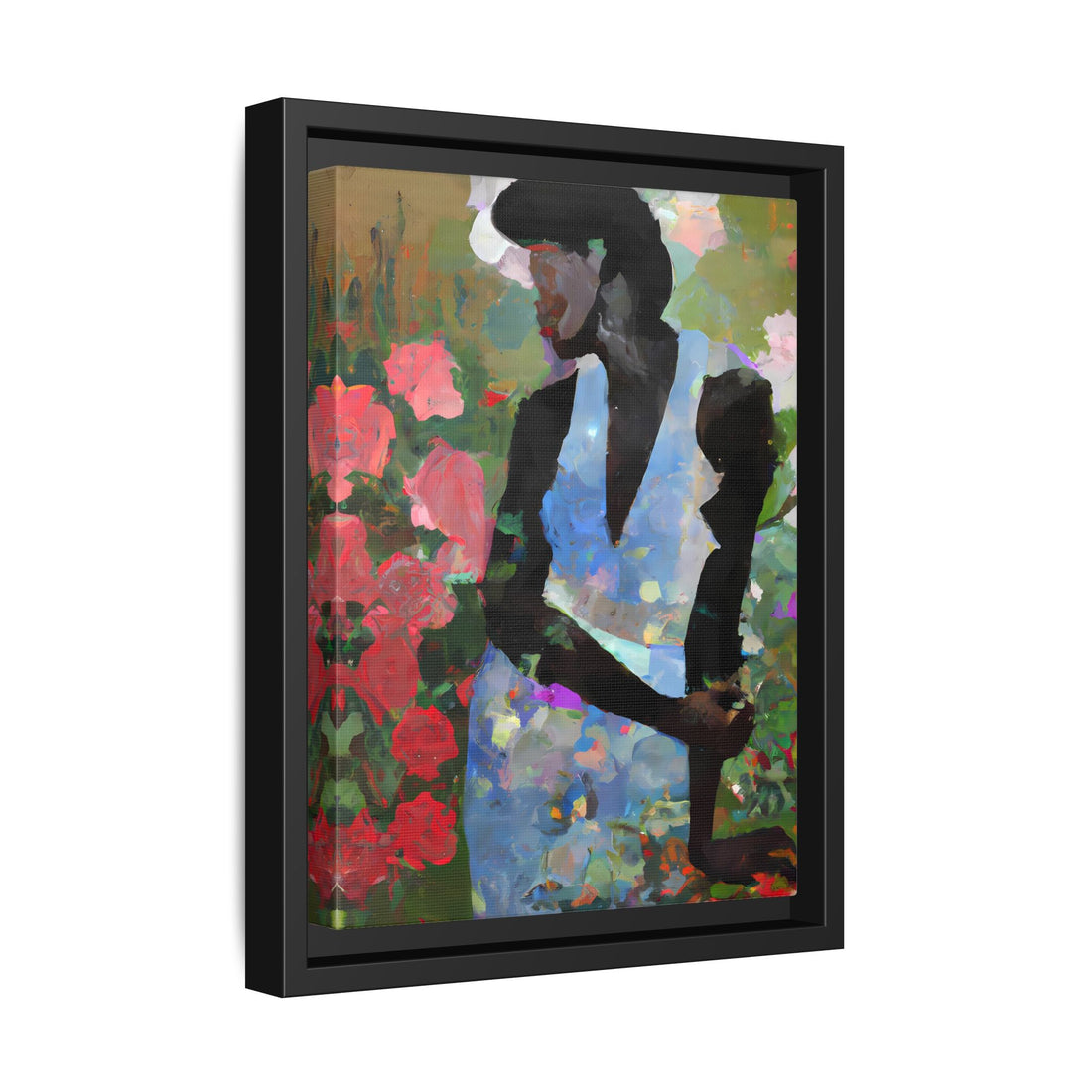 Portraiture, Garden Series | Framed Canvas Wall Art