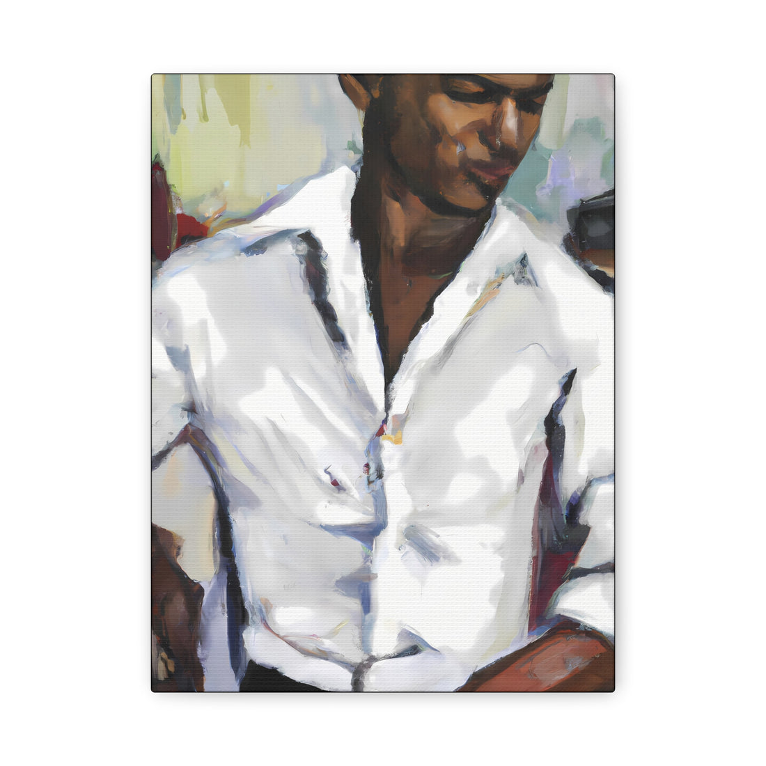 Dinner Date, Men Series CANVAS Wall Art